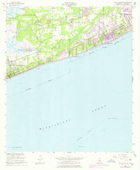 Pass Christian 1955 topographic map thumbnail
