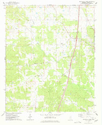 Peachahala Creek 1975 topographic map thumbnail