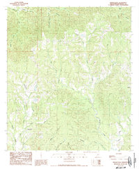 Pinckneyville 1988 topographic map thumbnail