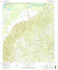 Pine Ridge 1963 topographic map thumbnail