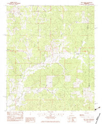 Pine Valley 1983 topographic map thumbnail