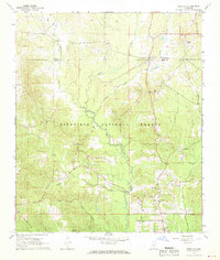 Pineville 1968 topographic map thumbnail