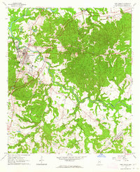 Port Gibson 1963 topographic map thumbnail