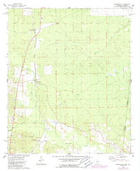 Porterville 1974 topographic map thumbnail
