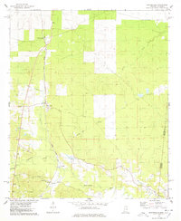 Porterville 1974 topographic map thumbnail