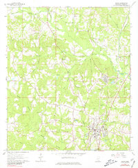 Purvis 1964 topographic map thumbnail