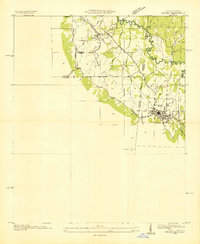 Red Bay 1936 topographic map thumbnail