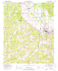 Red Bay 1951 topographic map thumbnail