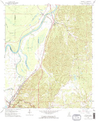 Redwood 1962 topographic map thumbnail