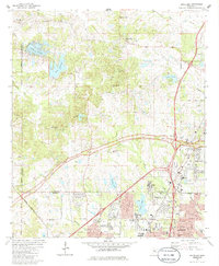 Ridgeland 1980 topographic map thumbnail