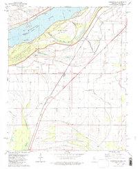 Robinsonville 1981 topographic map thumbnail
