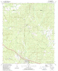 Roxie 1988 topographic map thumbnail