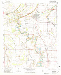 Ruleville 1966 topographic map thumbnail