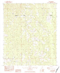 Sable 1983 topographic map thumbnail