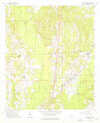 Sandersville 1964 topographic map thumbnail