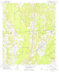 Sandersville 1964 topographic map thumbnail