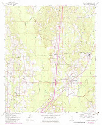 Sandersville 1964 topographic map thumbnail