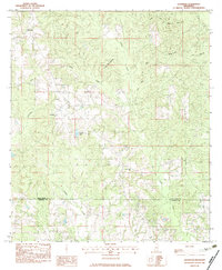 Savannah 1982 topographic map thumbnail