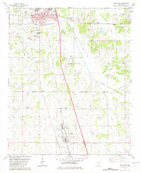 Senatobia 1982 topographic map thumbnail