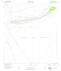 Ship Island 1950 topographic map thumbnail