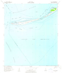 Ship Island 1950 topographic map thumbnail