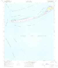 Ship Island 1950 topographic map thumbnail