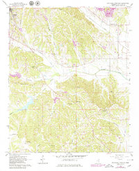 Southeast Pontotoc 1966 topographic map preview
