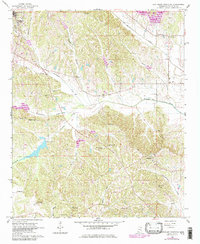 Southeast Pontotoc 1966 topographic map thumbnail