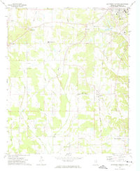 Southwest Pontotoc 1972 topographic map thumbnail