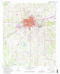 Starkville 1965 topographic map thumbnail