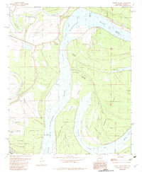 Stubbs Island 1982 topographic map thumbnail