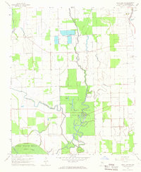 Swan Lake NW 1967 topographic map thumbnail