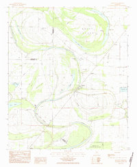 Swiftown 1983 topographic map thumbnail
