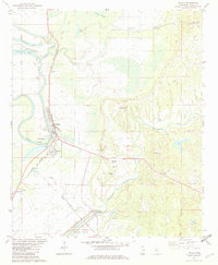 Tchula 1982 topographic map thumbnail