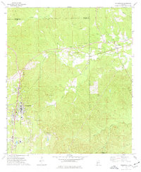 Thomasville 1973 topographic map thumbnail