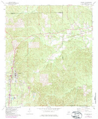 Thomasville 1973 topographic map thumbnail