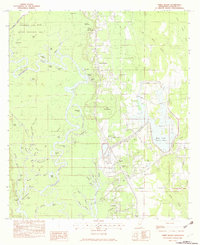 Three Rivers 1982 topographic map thumbnail