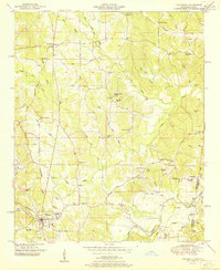 Tishomingo 1951 topographic map thumbnail