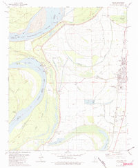 Tunica 1981 topographic map thumbnail