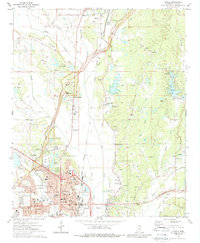 Tupelo 1973 topographic map thumbnail