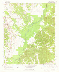 Vaiden 1966 topographic map thumbnail