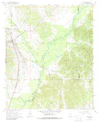 Vaiden 1966 topographic map thumbnail