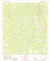 Vancleave 1982 topographic map thumbnail