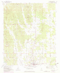 Vardaman 1972 topographic map thumbnail