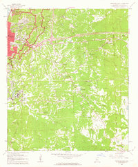 Vicksburg East 1962 topographic map thumbnail