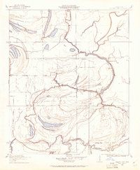 Walnut Lake 1908 topographic map thumbnail