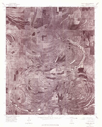 Walnut Lake 1975 topographic map thumbnail