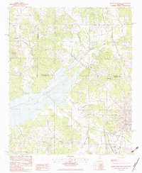 Water Valley West 1983 topographic map thumbnail
