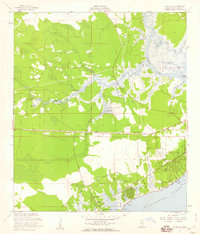 Waveland 1956 topographic map thumbnail