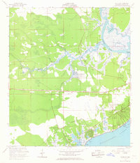 Waveland 1956 topographic map thumbnail